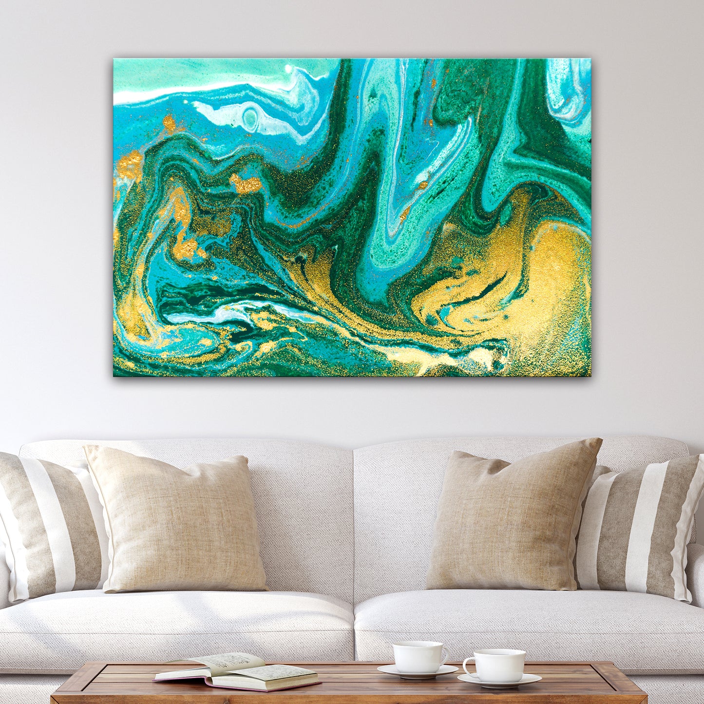 Abstract Blooming Sea Style 1 - Image by Tailored Canvases