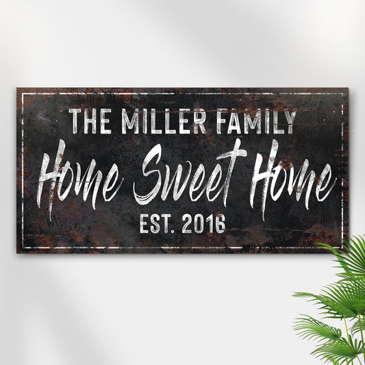 Home Sweet Home Sign II | Customizable Canvas - Image by Tailored Canvases
