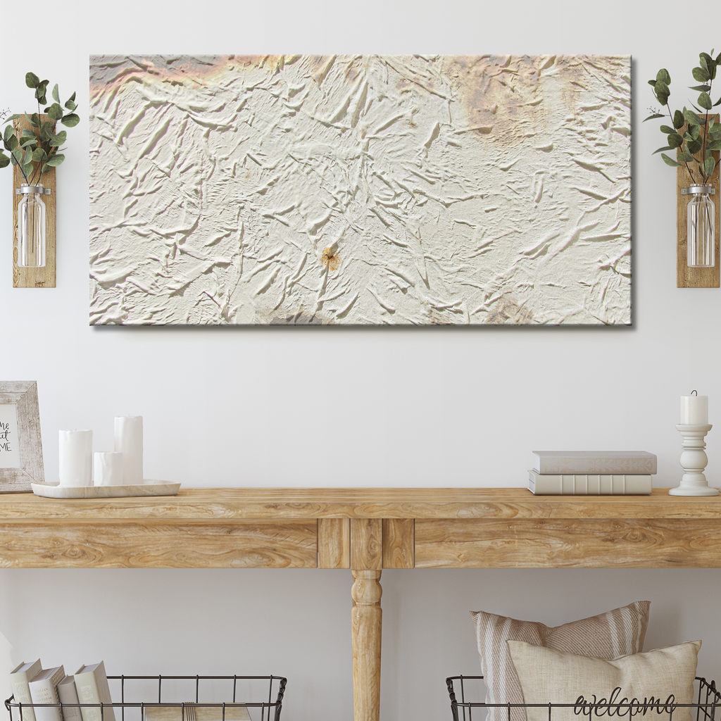 Dirty White Linen Canvas Wall Art by Tailored Canvases