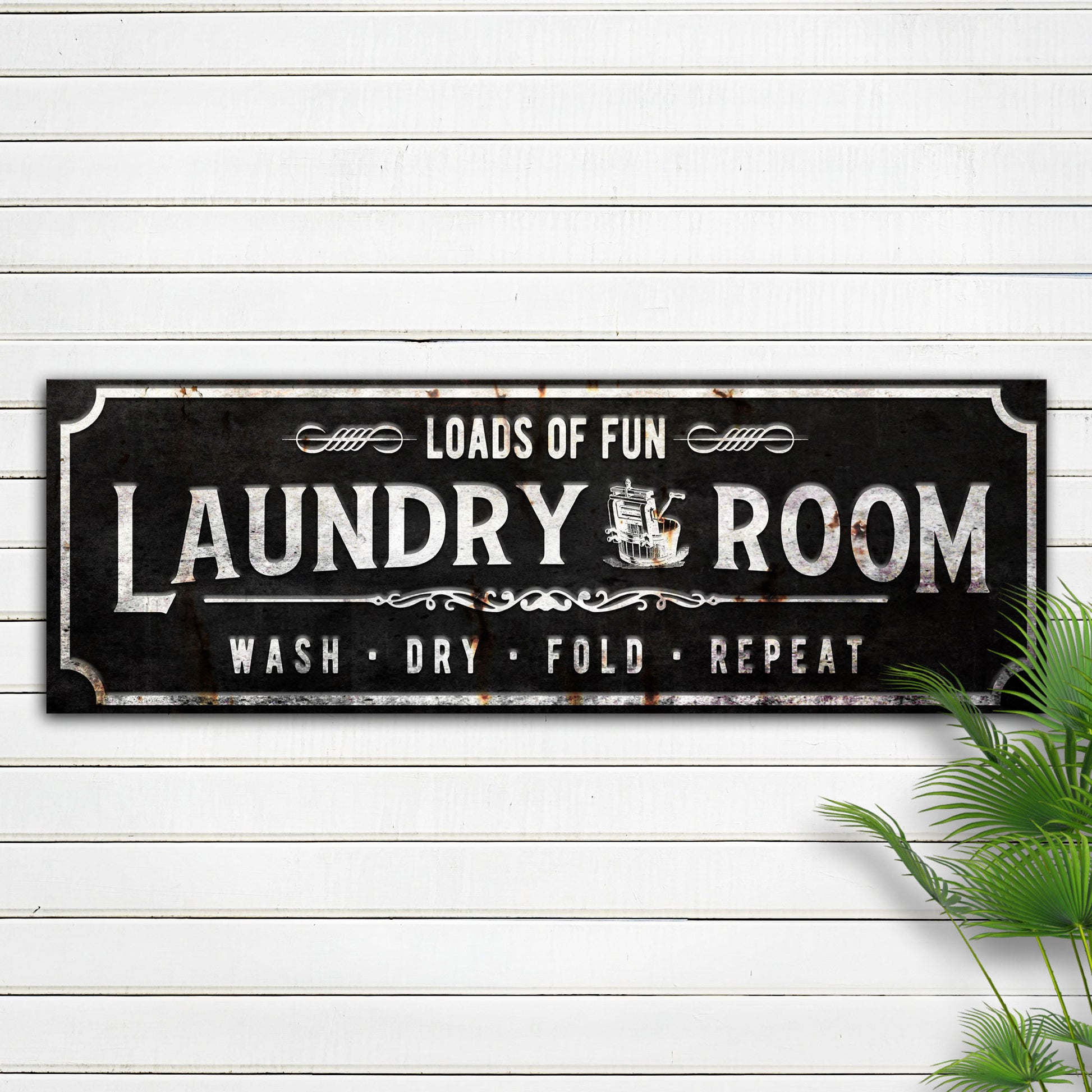 Laundry Room Sign III Style 1 - Image by Tailored Canvases