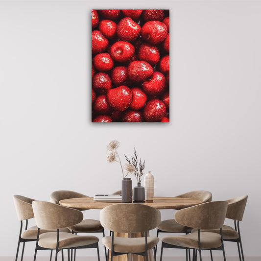 Fruits Cherry Canvas Wall Art Style 1 - by Tailored Canvases