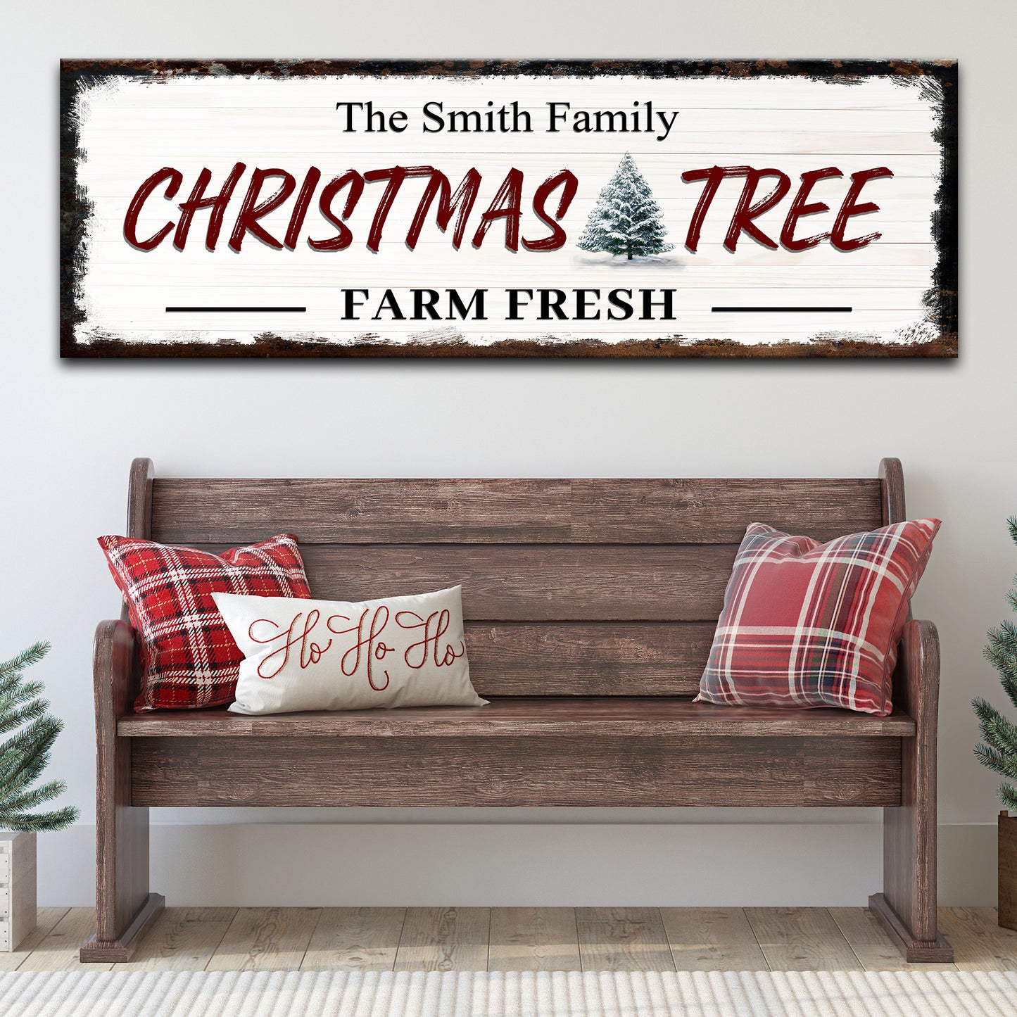 Christmas Tree Farm Sign  - Image by Tailored Canvases