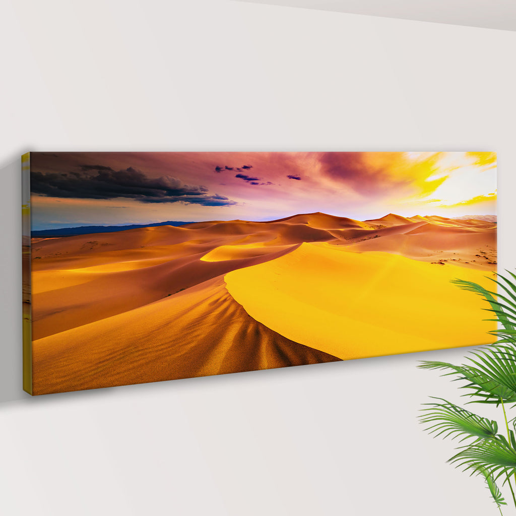 Great Sand Dunes At Sunset Canvas Wall Art by Tailored Canvases