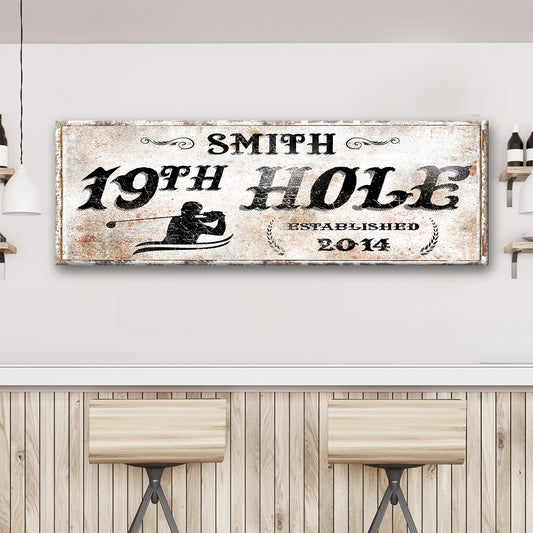 19th Hole Sign - Image by Tailored Canvases