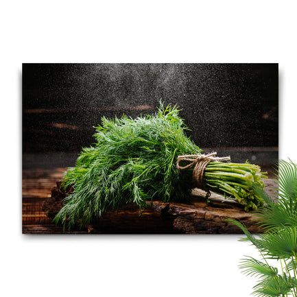 Plant Herb Fresh Dill Bunch Canvas Wall Art - Image by Tailored Canvases