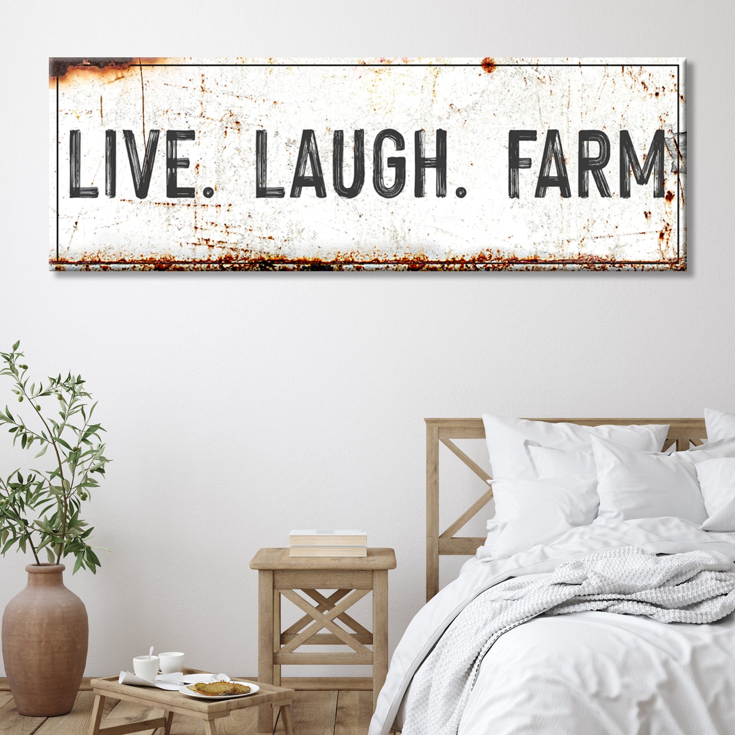 Live Laugh Farm Sign Style 1 - Image by Tailored Canvases