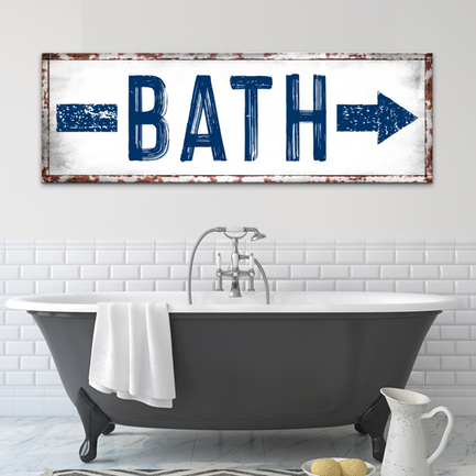 Bath Arrow Sign - Image by Tailored Canvases