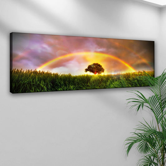 Somewhere Over The Rainbow Canvas Wall Art - Image by Tailored Canvases