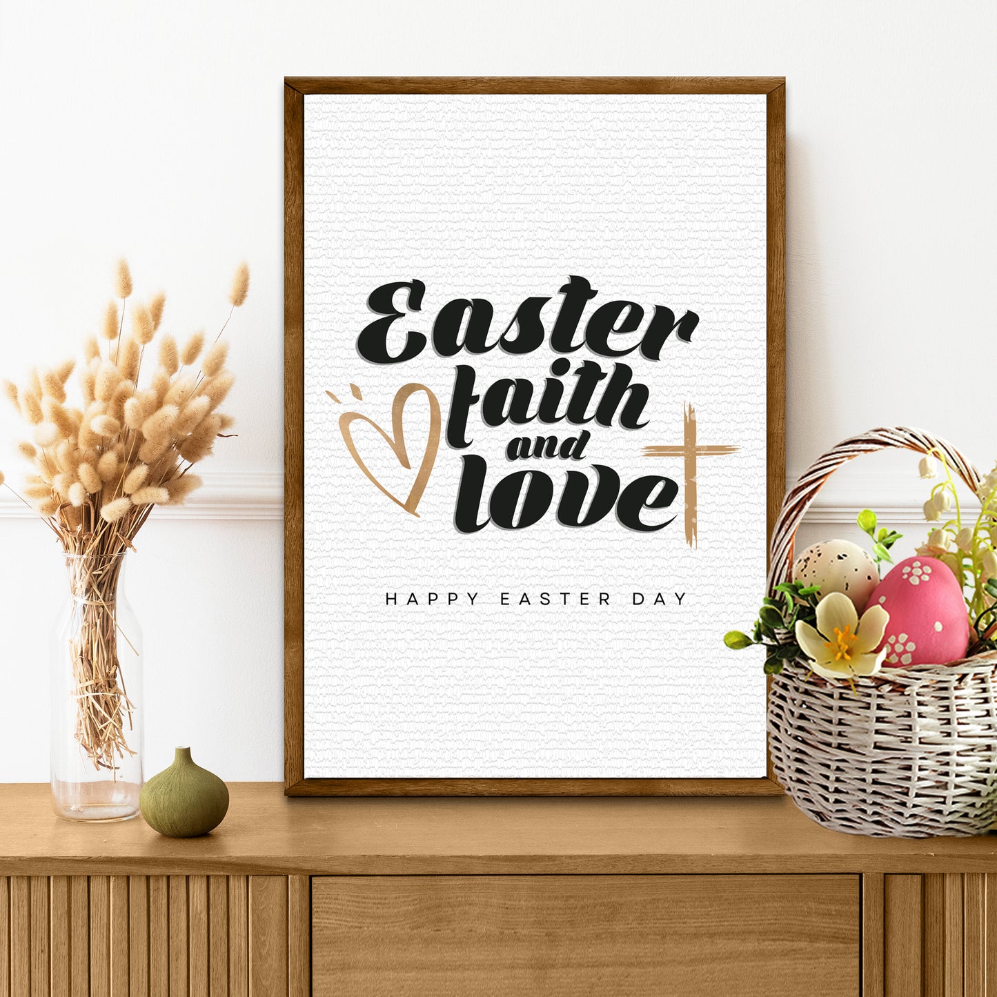 Easter Faith , Easter Love Sign- Image by Tailored Canvases