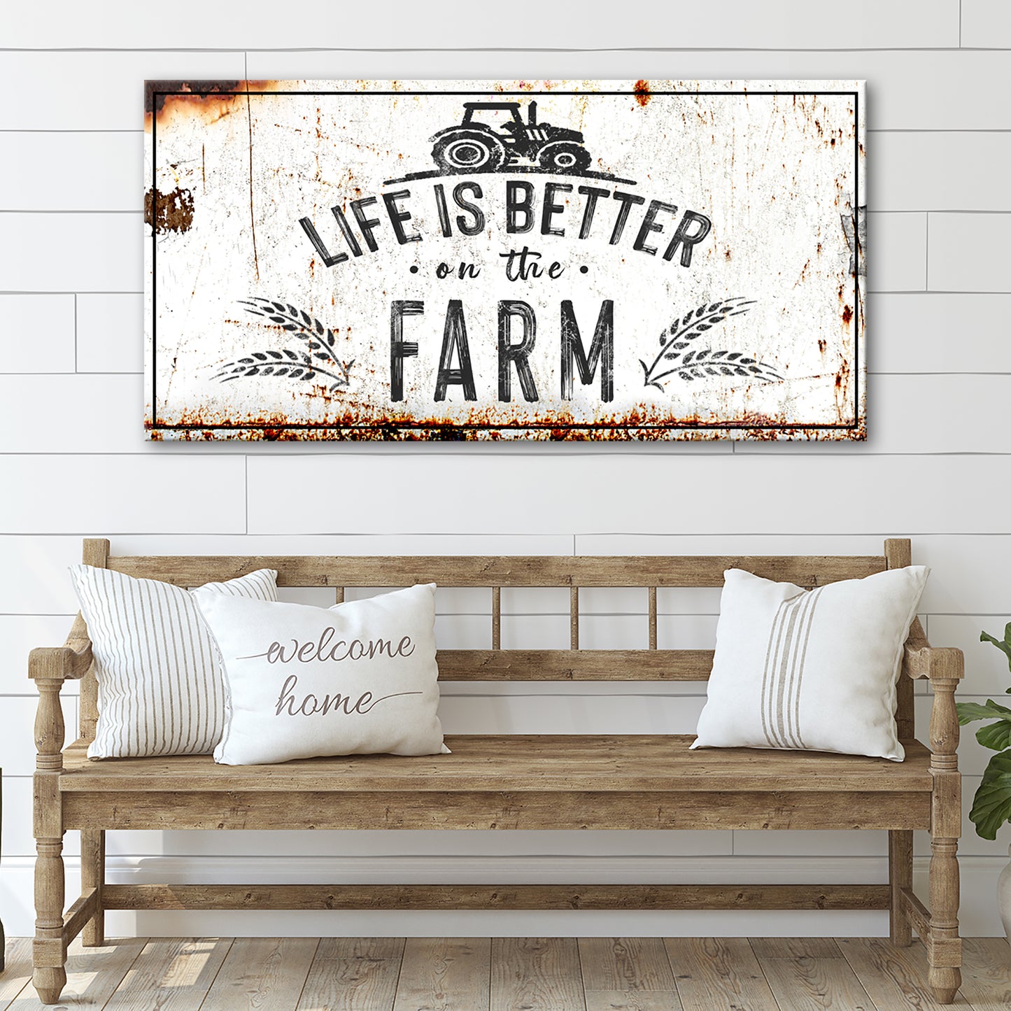 Life Is Better On The Farm Sign II Style 1 - Image by Tailored Canvases