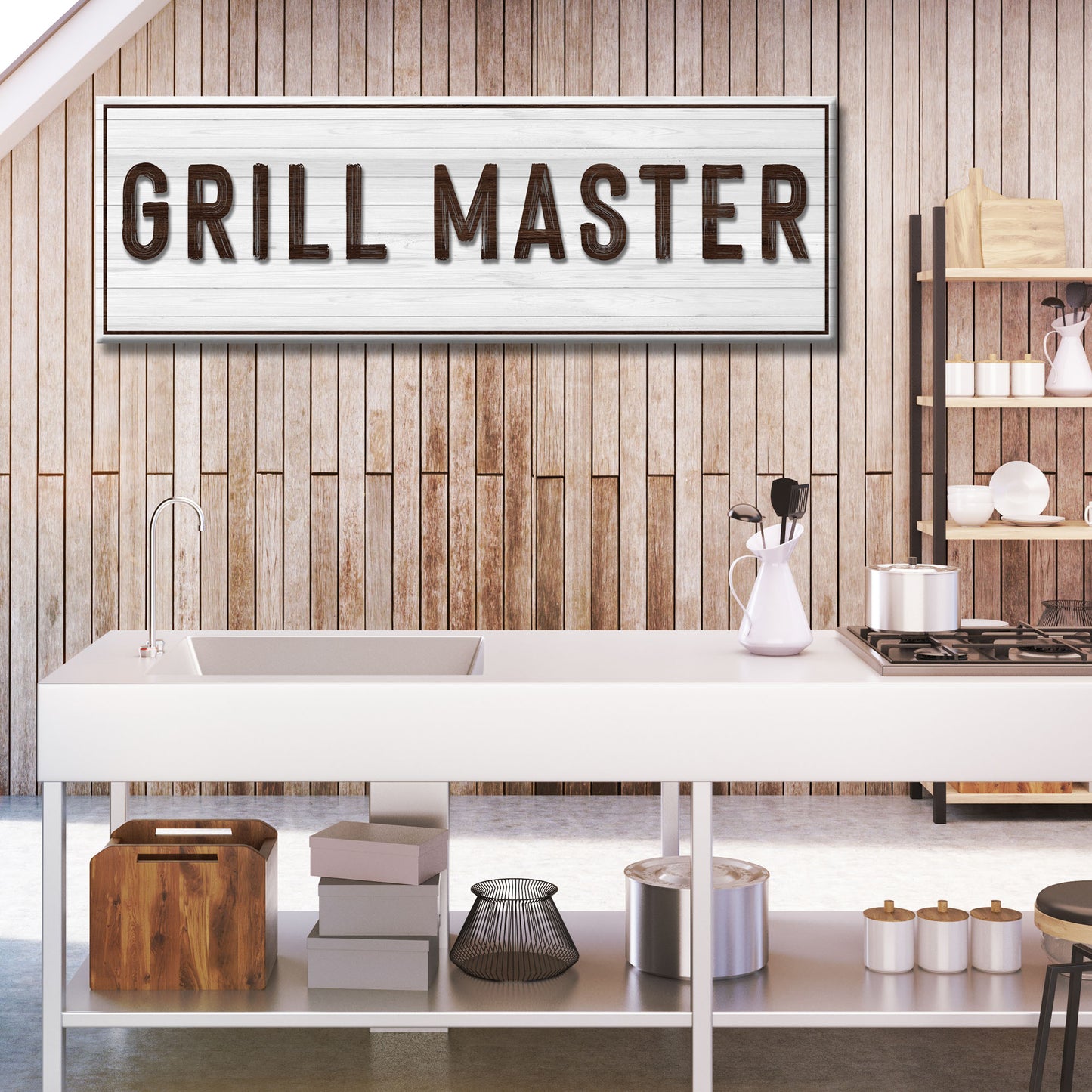 Grill Master Sign Style 1 - Image by Tailored Canvases