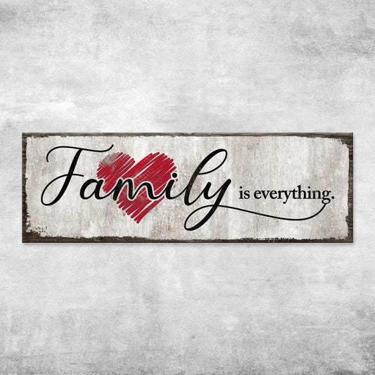 Family Is Everything Sign III - Image by Tailored Canvases