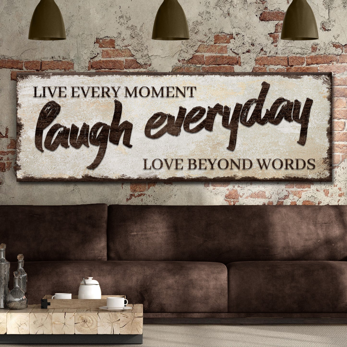 Live Laugh Love Sign V  - Image by Tailored Canvases