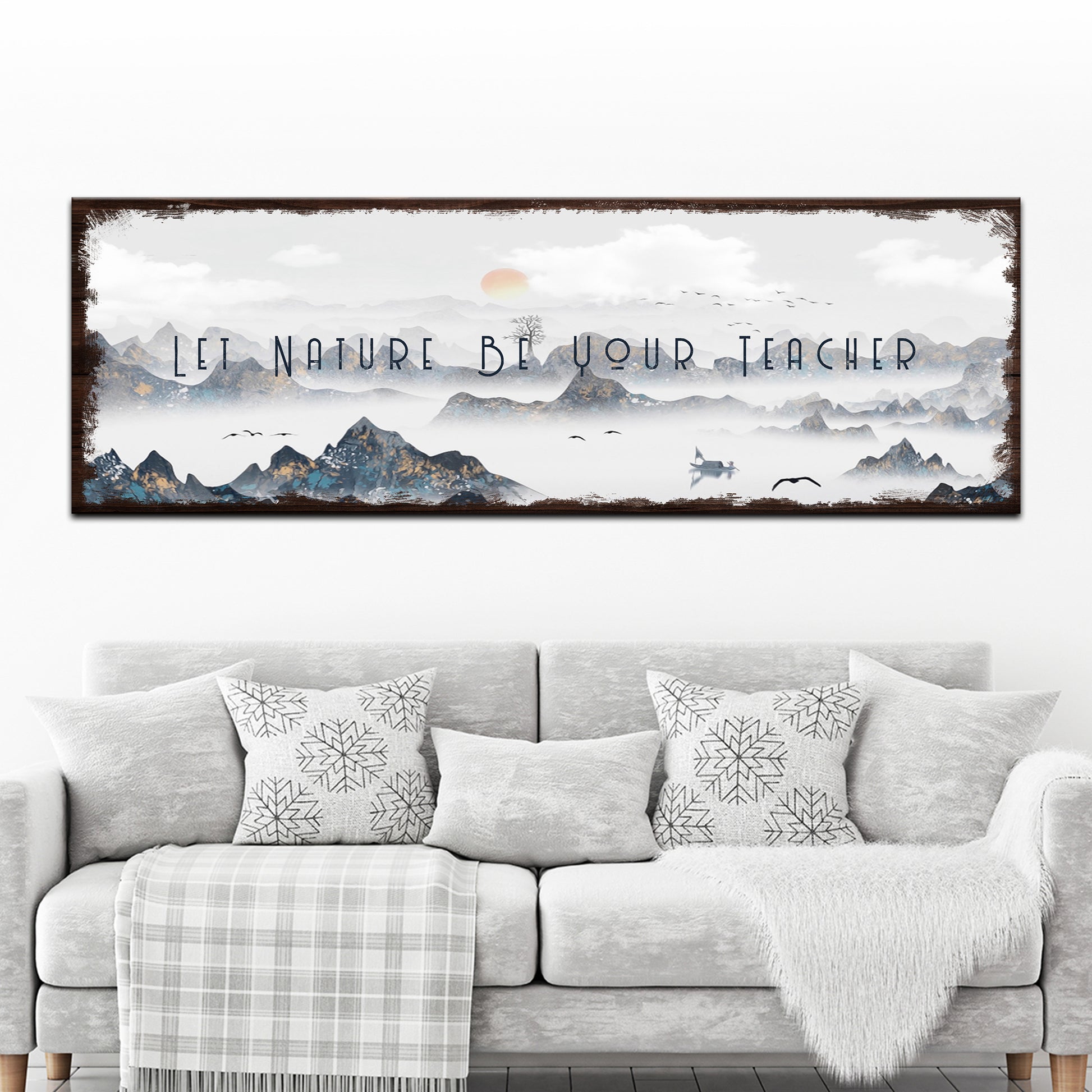Let Nature Be Your Teacher Sign Style 1 - Image by Tailored Canvases