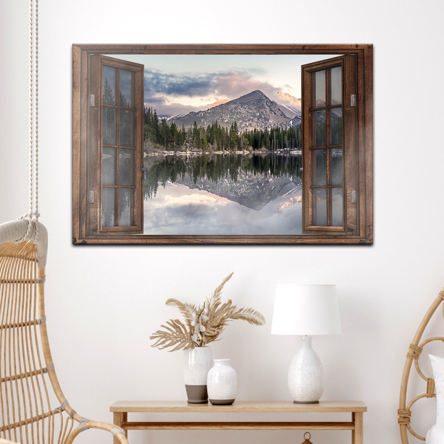Calming Lake Scenery Style 1 - Image by Tailored Canvases