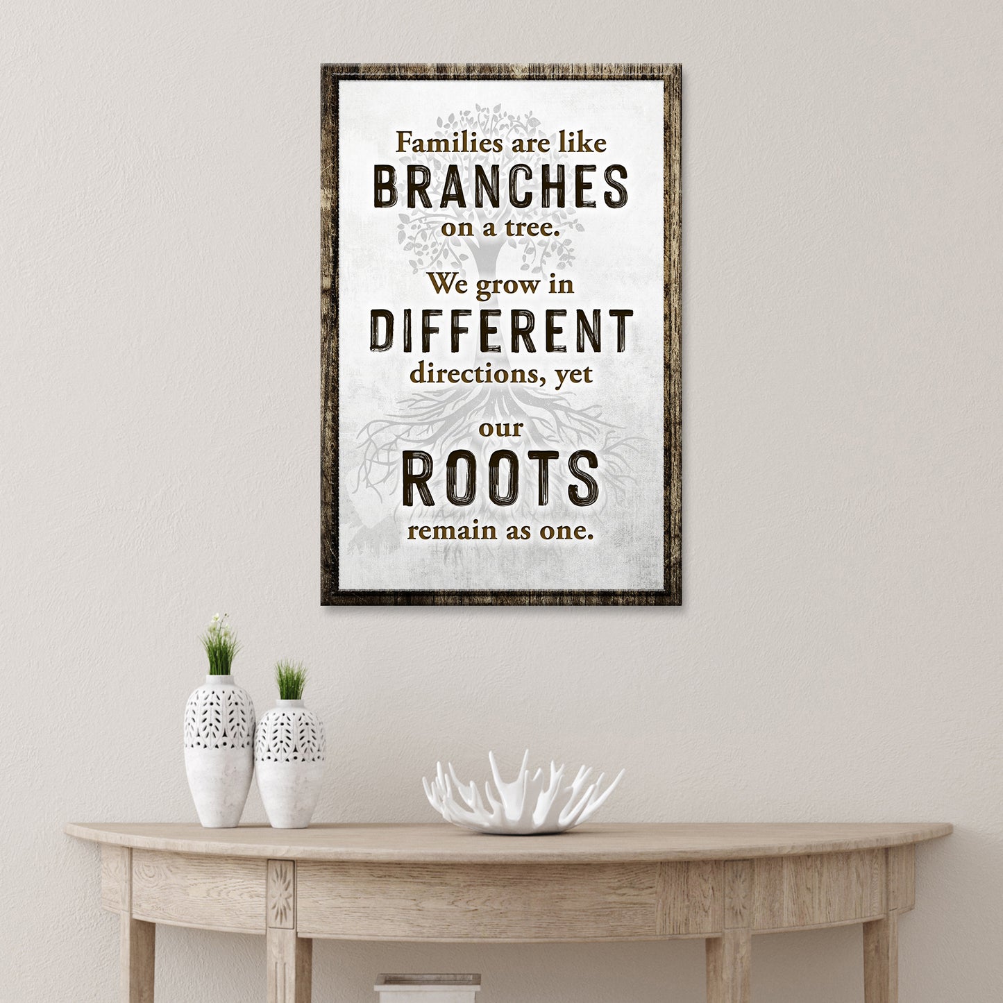 Family Is Like Branches On A Tree Sign II Style 1 - Image by Tailored Canvases