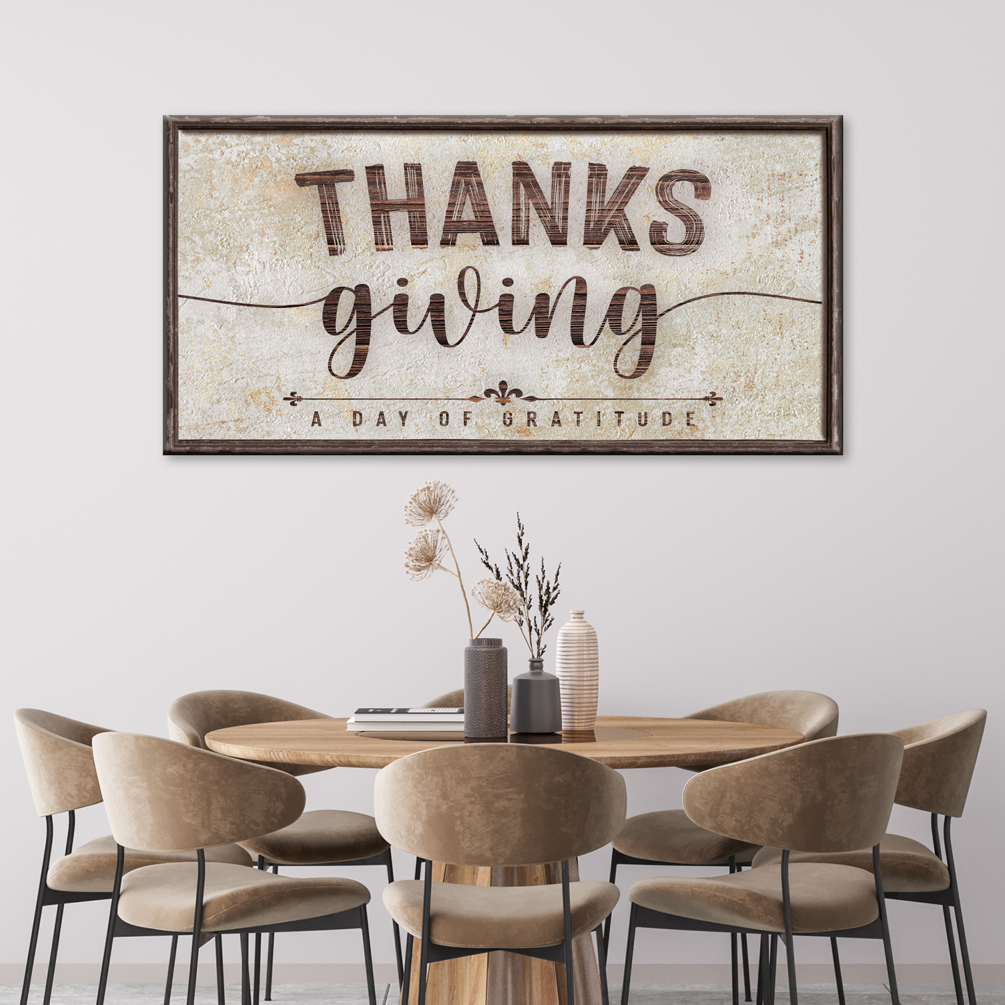 A Day Of Gratitude Sign Style 1 - Image by Tailored Canvases