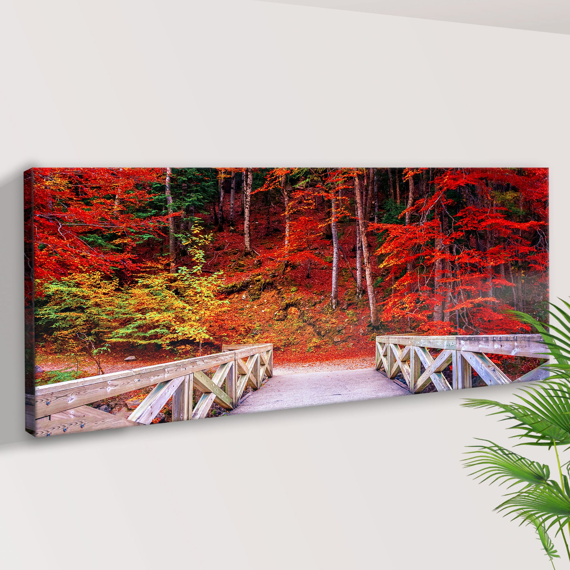 Walk Through Autumn Canvas Wall Art Style 1 - Image by Tailored Canvases