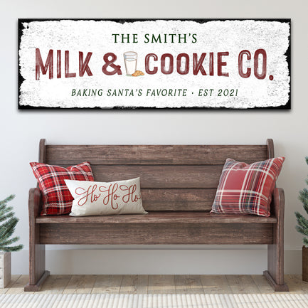 Milk & Cookie Co. Sign  - Image by Tailored Canvases