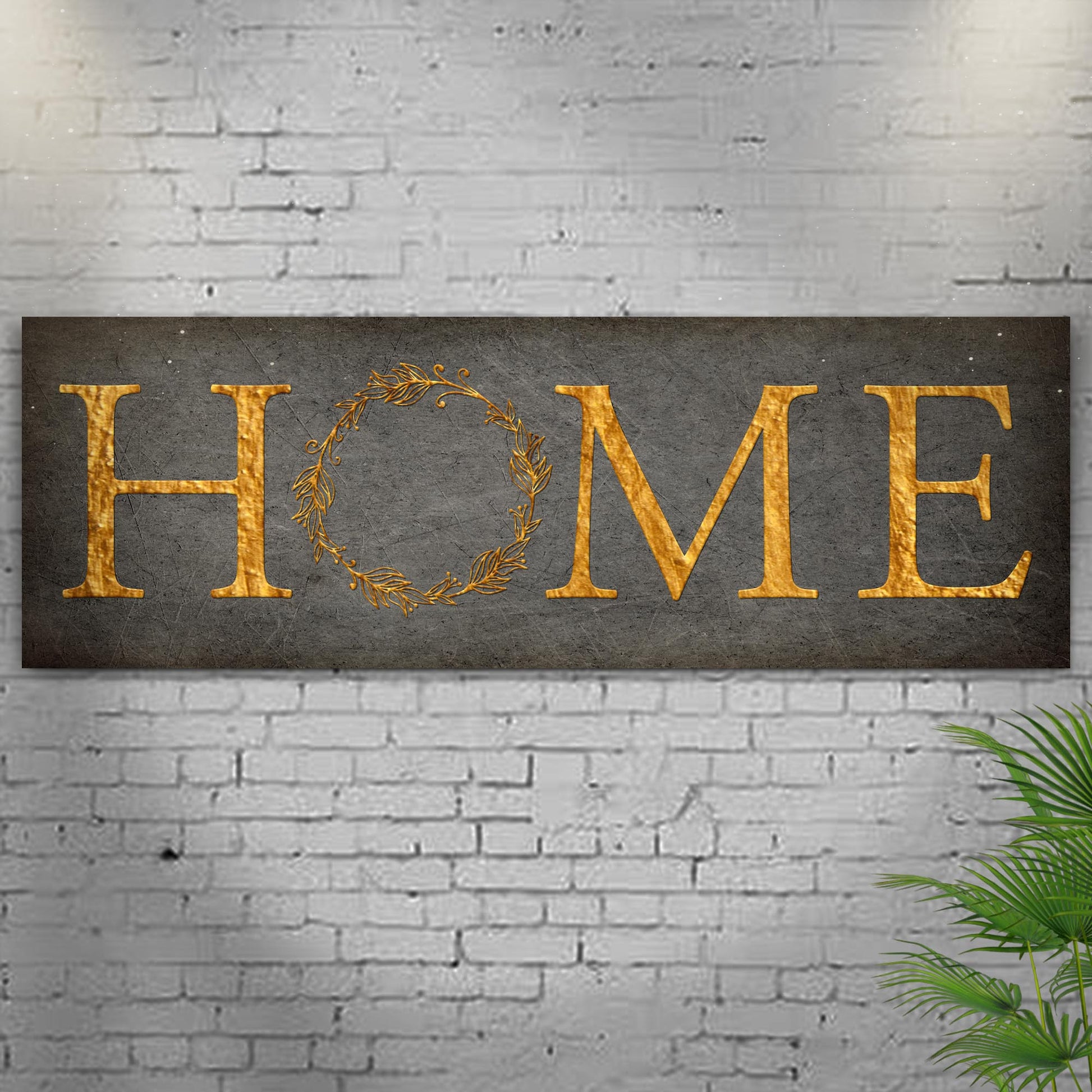 Home Sign III Style 1 - Image by Tailored Canvases