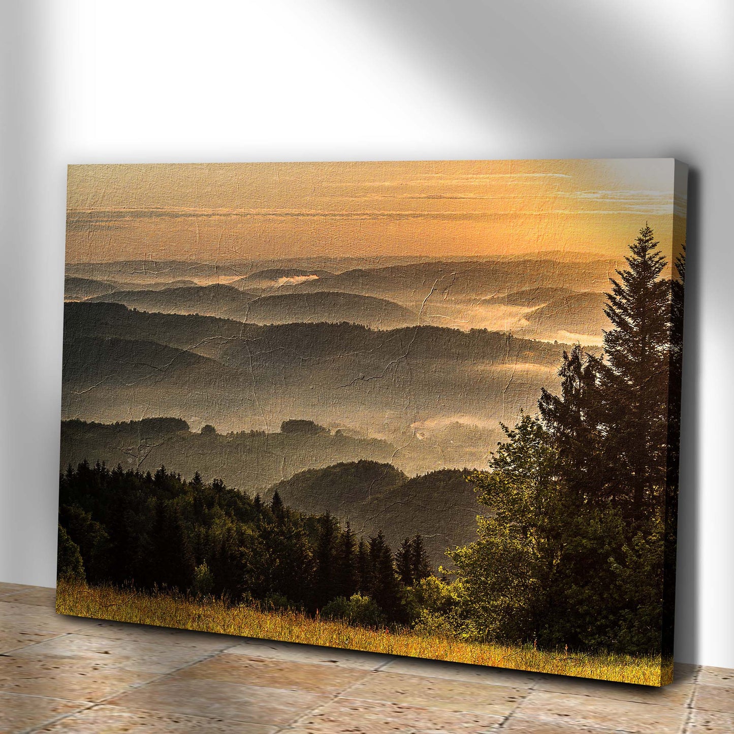 Autumn In The Woods Canvas Wall Art Style 1 - Image by Tailored Canvases