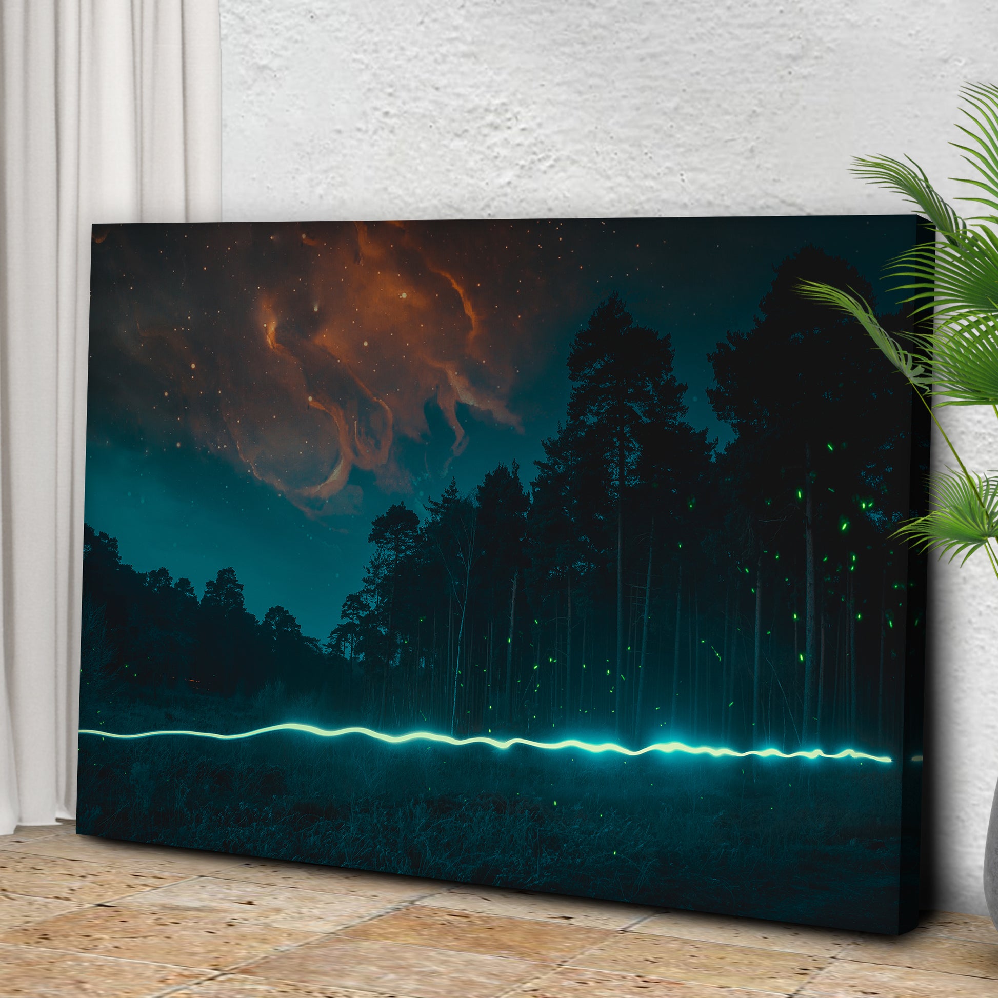 Clouds By The Forest Canvas Wall Art Style 1 - Image by Tailored Canvases