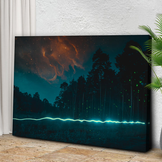 Clouds By The Forest Canvas Wall Art - Image by Tailored Canvases