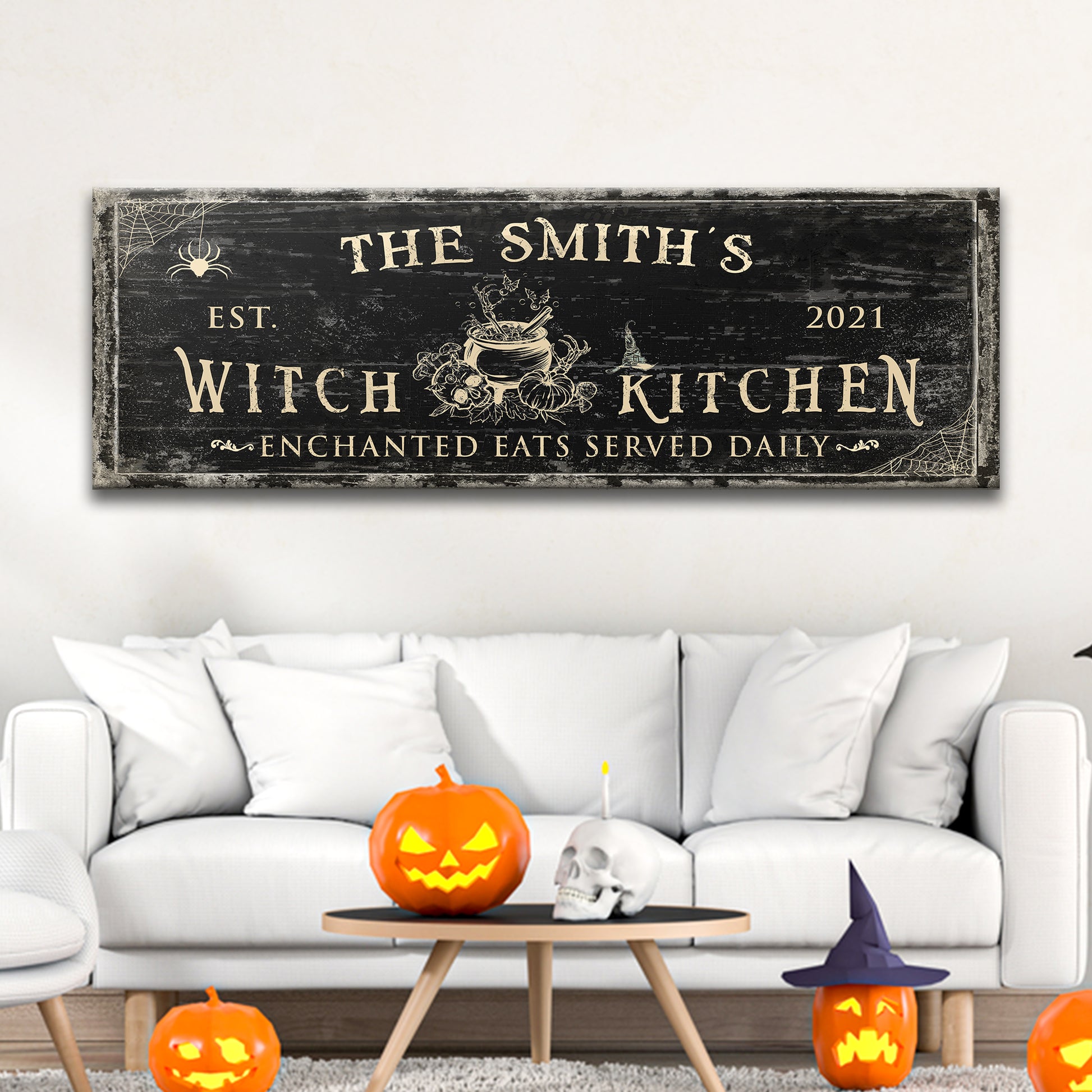 Witch Kitchen Sign II Style 1 - Image by Tailored Canvases