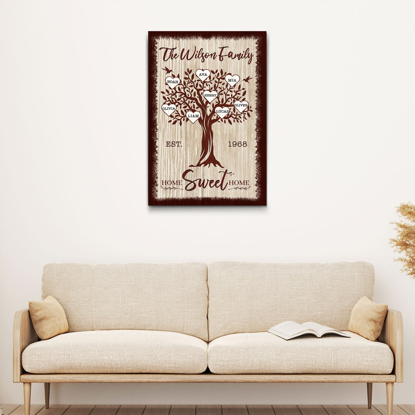 Family Tree Sign IX  - Image by Tailored Canvases