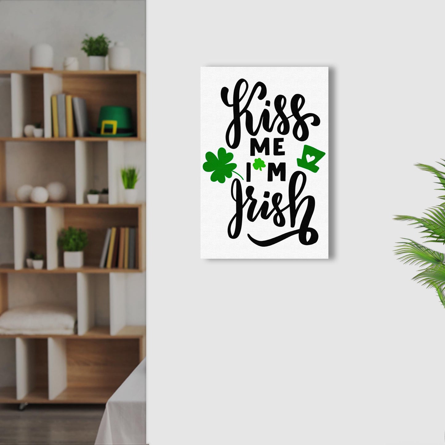 Kiss Me, I'm Irish Sign II Style 1 - Image by Tailored Canvases