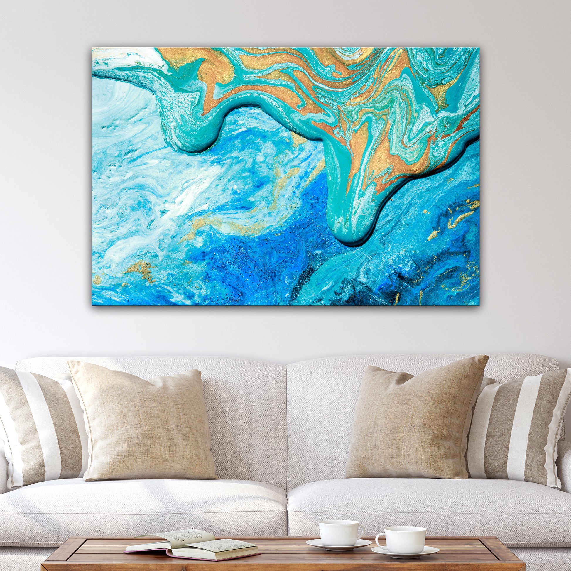 Abstract Sea Style 1 - Image by Tailored Canvases