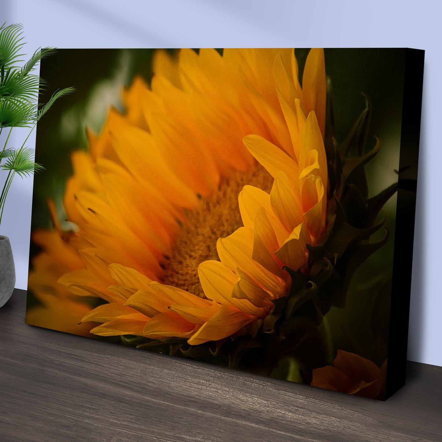 Last Of The Sunflowers Canvas Wall Art Style 1 - Image by Tailored Canvases