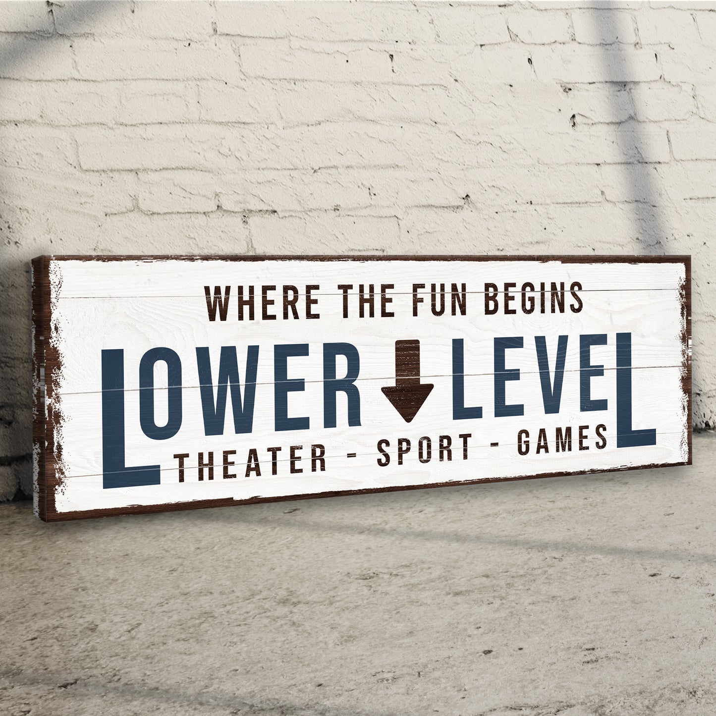 Lower Level Sign III (Free Shipping)