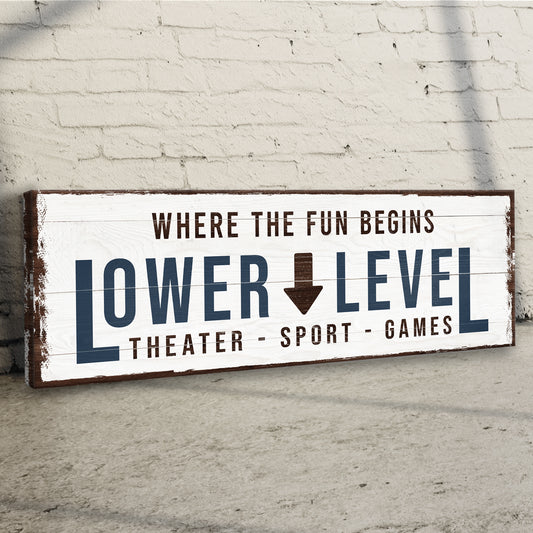 Lower Level Sign III