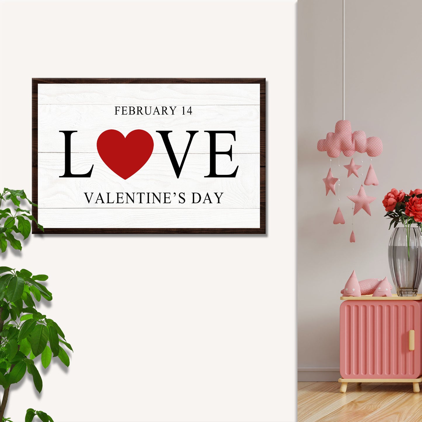 Valentines Day Sign III Style 1 - Image by Tailored Canvases
