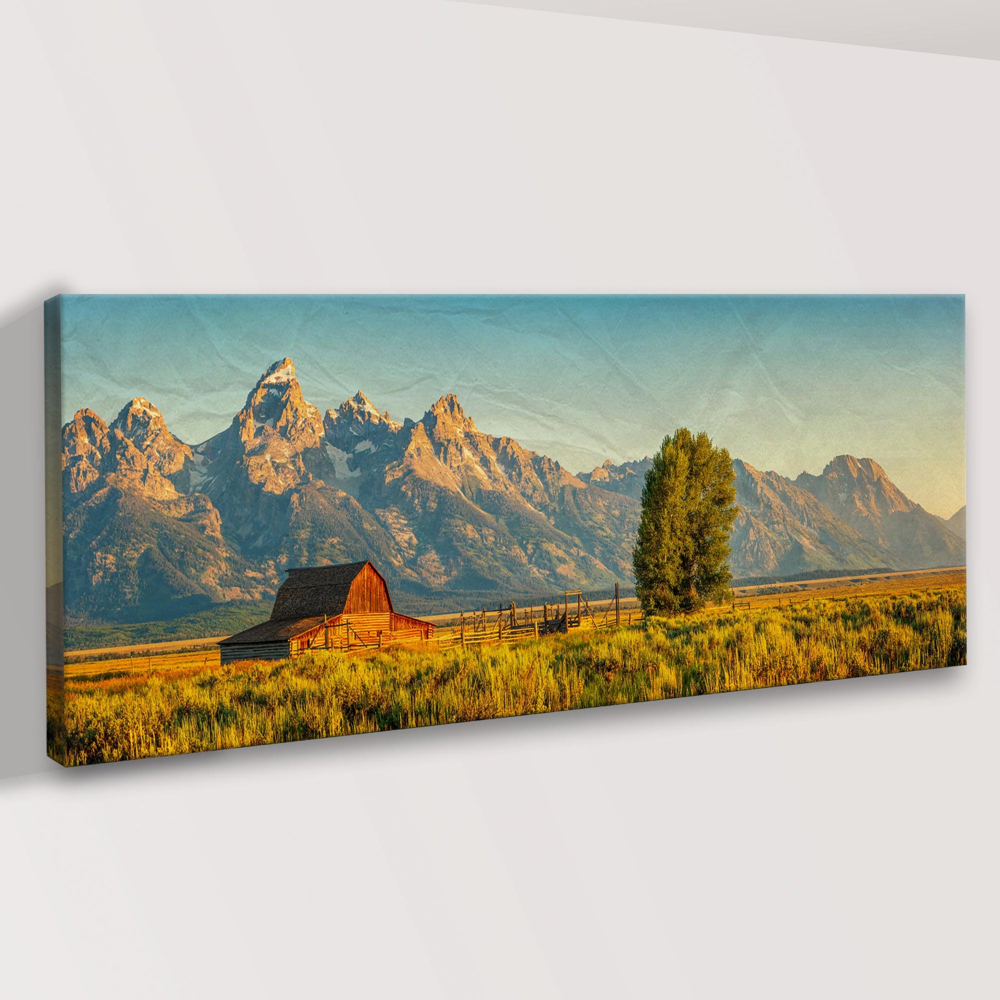 The Wild Frontier Of Grand Teton National Park Canvas Wall Art Style 1 - Image by Tailored Canvases