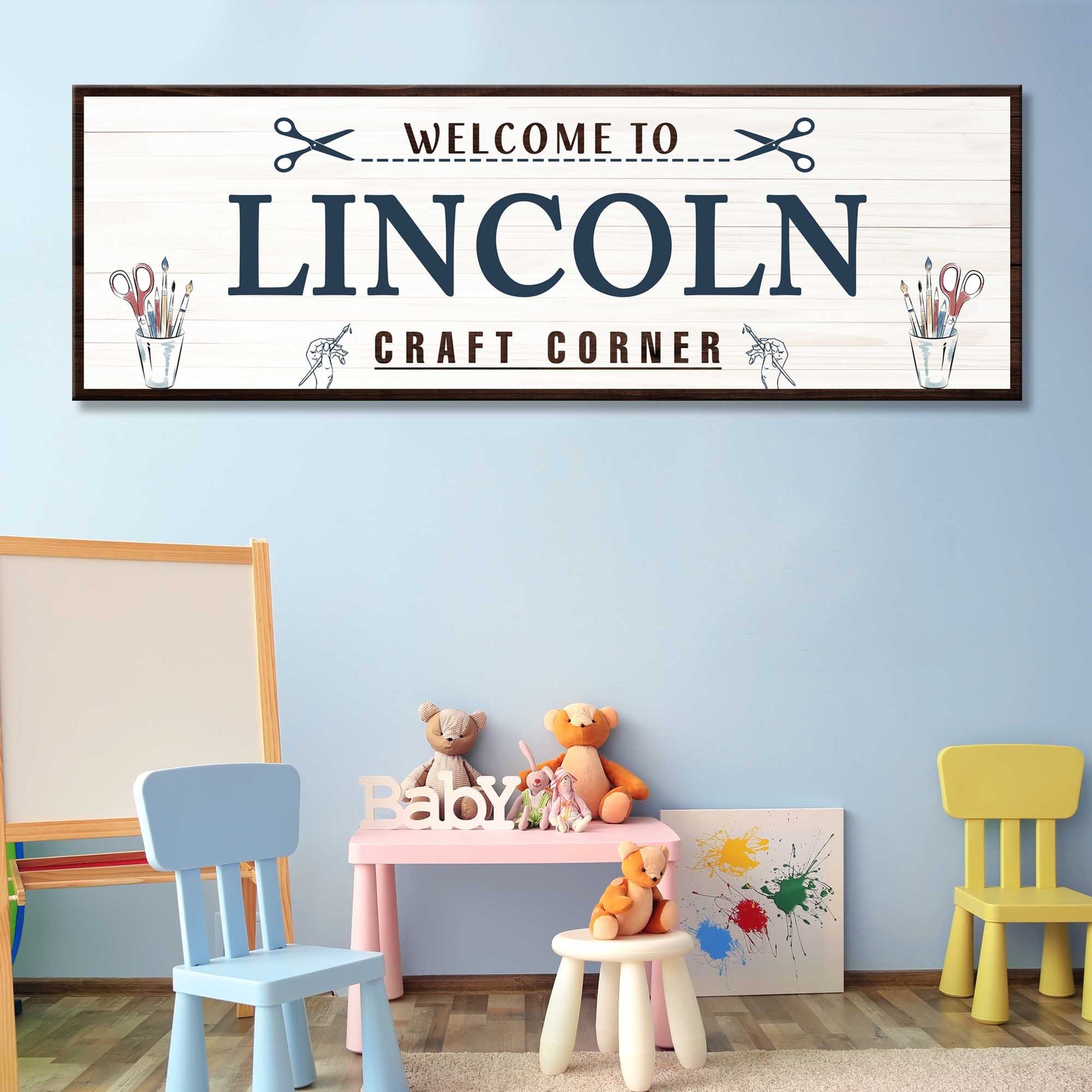 Craft Corner Sign Style 1 - Image by Tailored Canvases