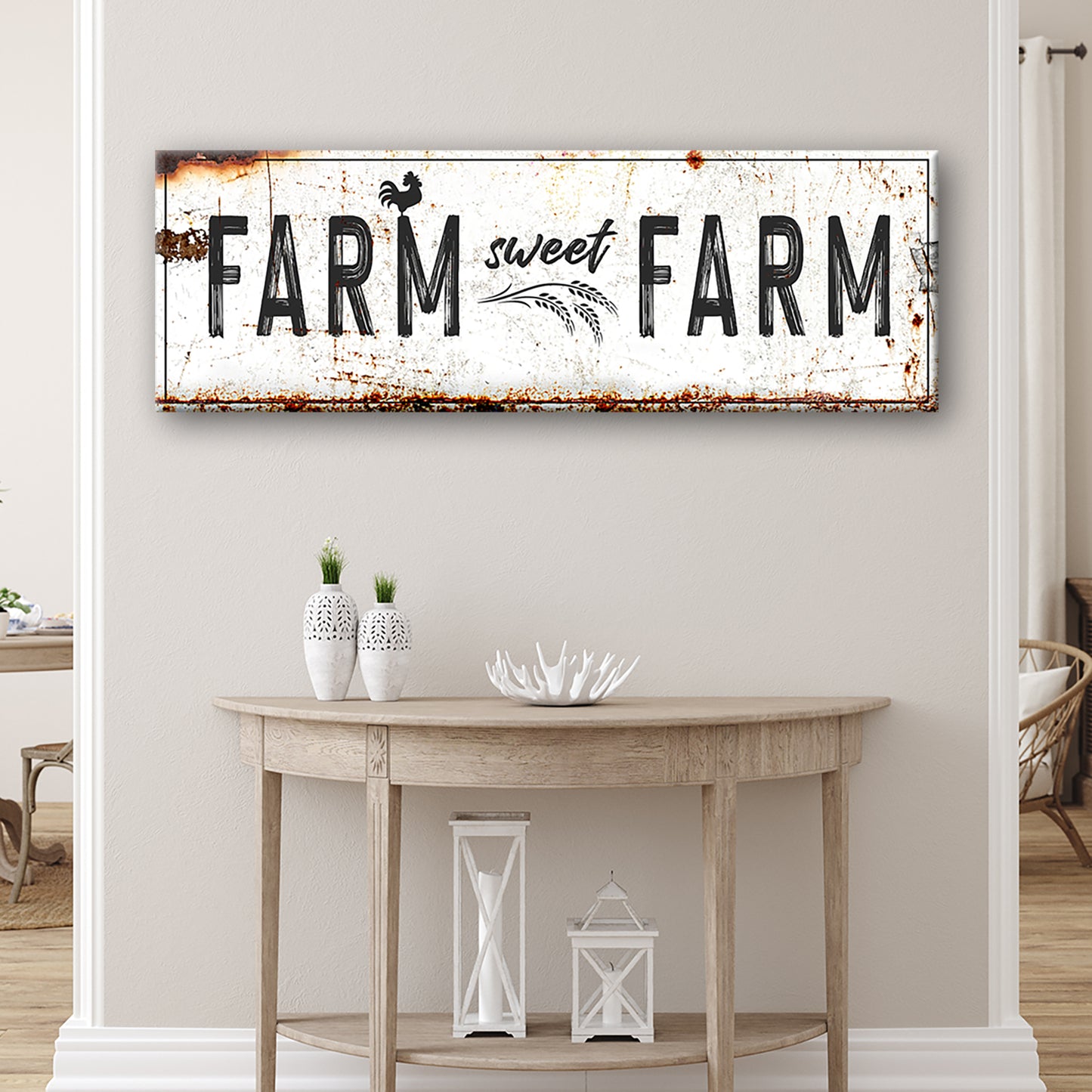 Farm Sweet Farm Sign Style 1 - Image by Tailored Canvases