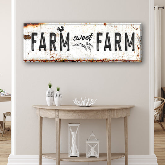 Farm Sweet Farm Sign - Image by Tailored Canvases