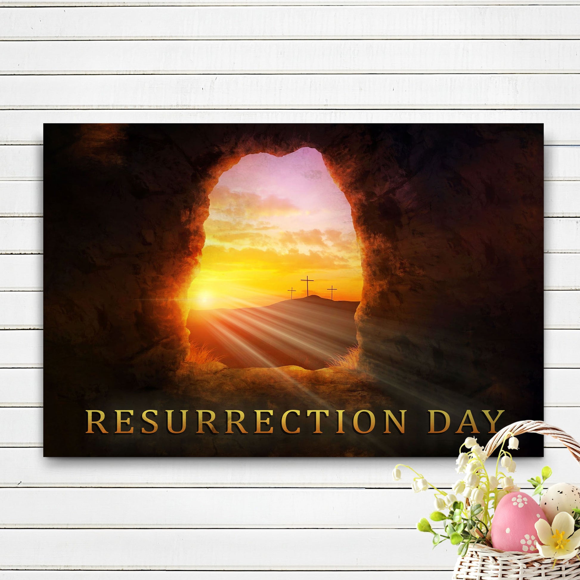 Resurrection Day Sign Style 1 - Image by Tailored Canvases