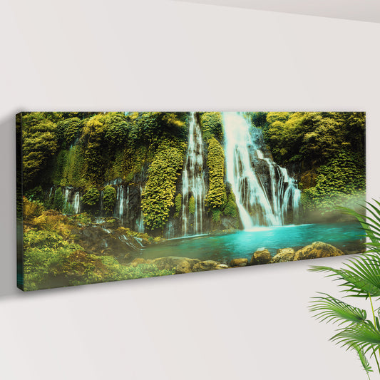 Jungle Waterfalls Canvas Wall Art - Image by Tailored Canvases