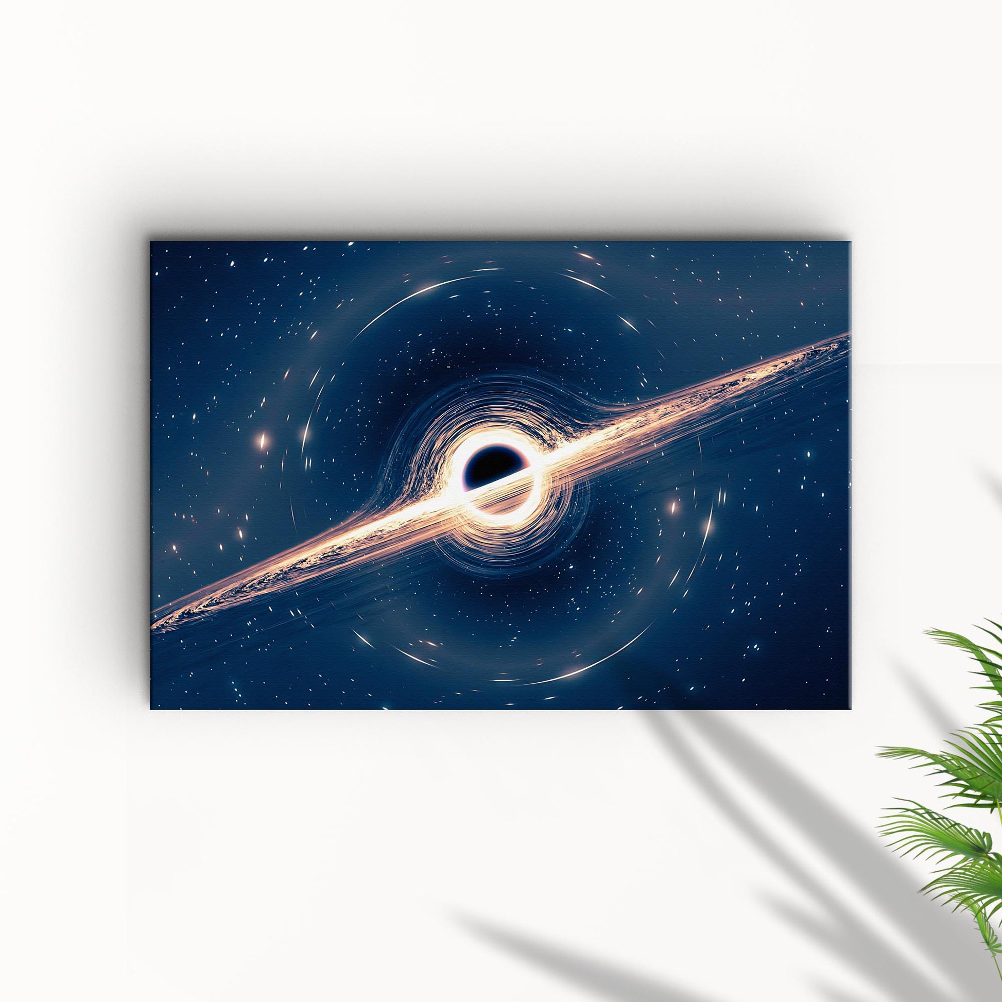 Black Hole Canvas Wall Art Style 1 - Image by Tailored Canvases