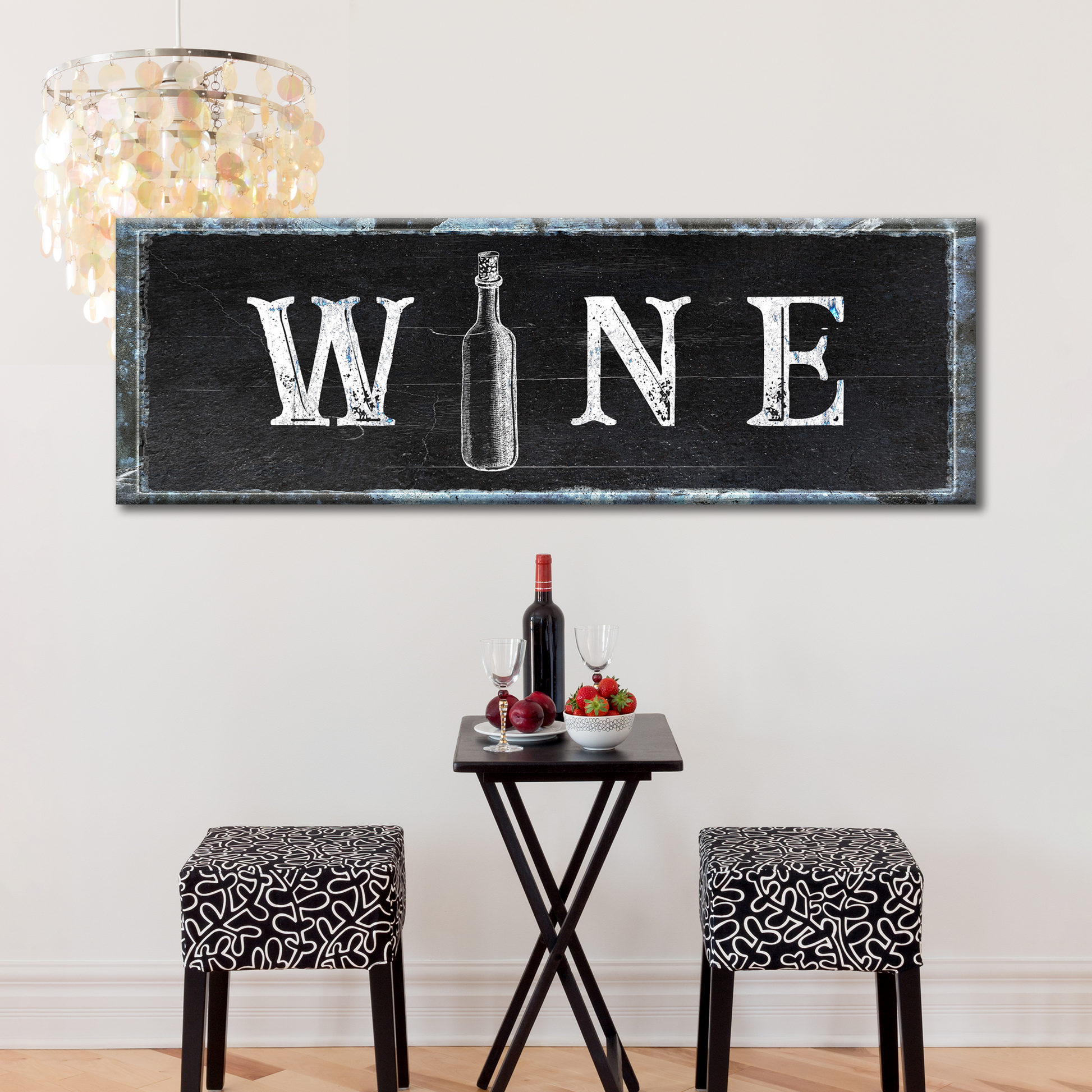 Wine Sign II Style 2 - Image by Tailored Canvases