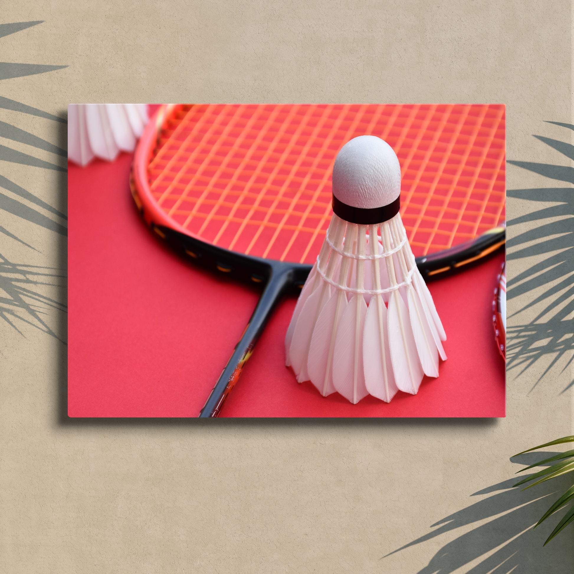 Badminton Shuttlecock Canvas Wall Art - Image by Tailored Canvases