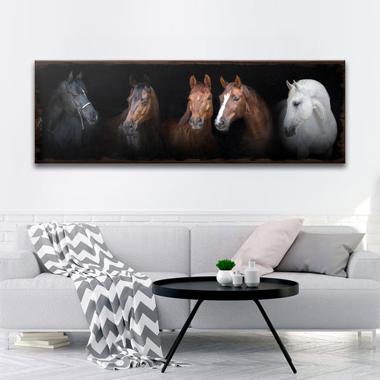 A Family of Horses - Image by Tailored Canvases