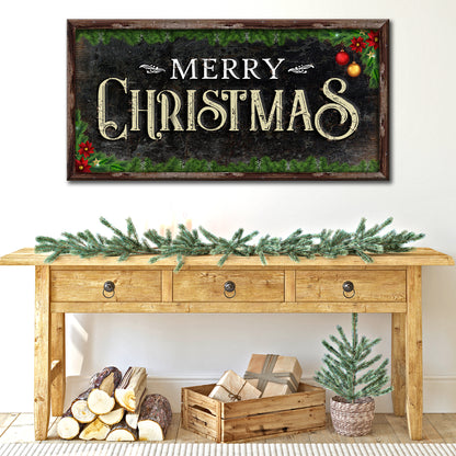 Merry Christmas Canvas Wall Art  - Image by Tailored Canvases