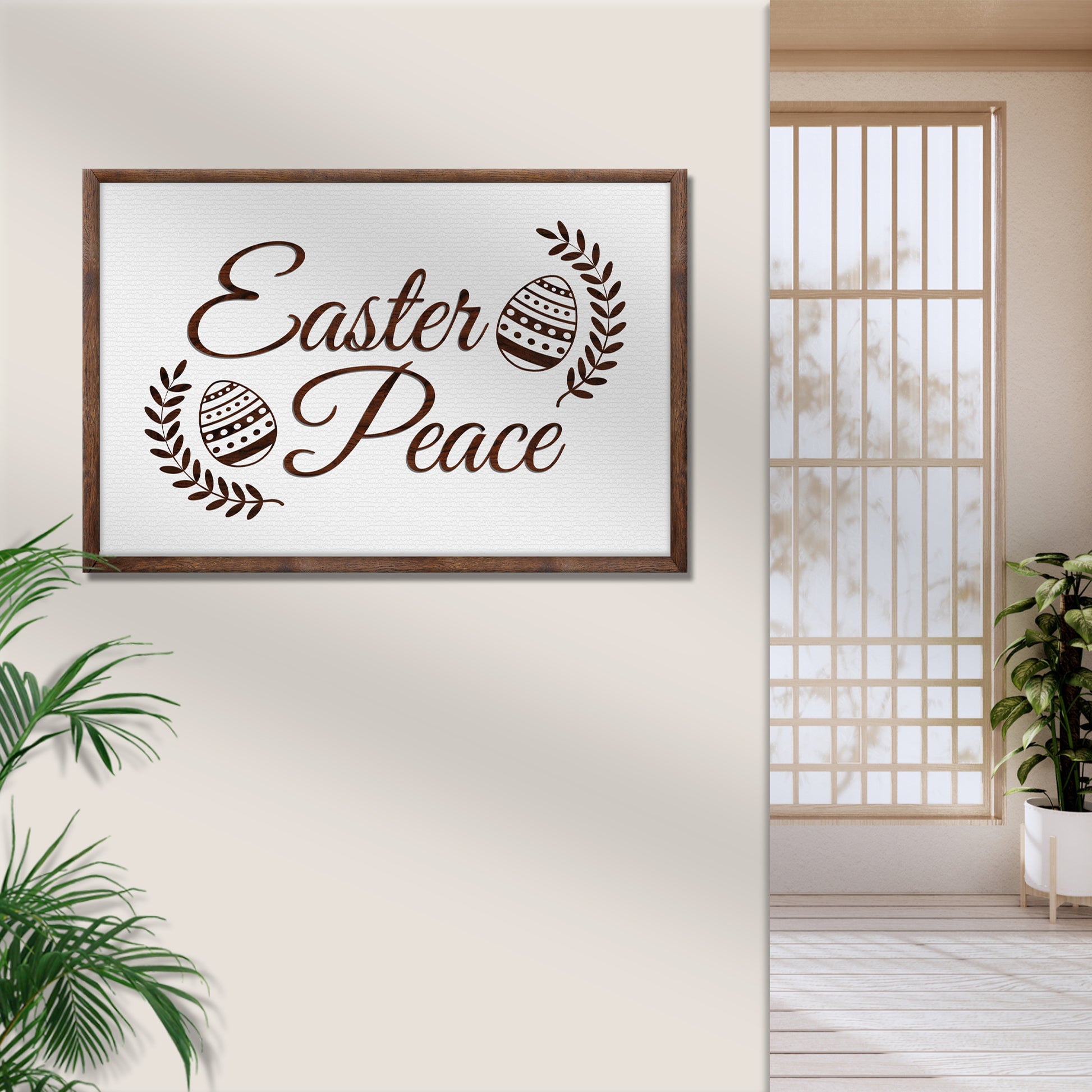 Easter Peace Sign Style 1 - Image by Tailored Canvases
