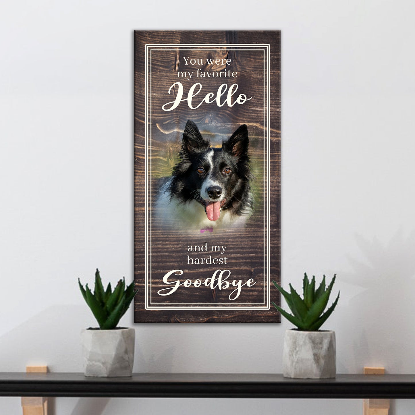 Pet Memory Sign II Style 1 - Image by Tailored Canvases