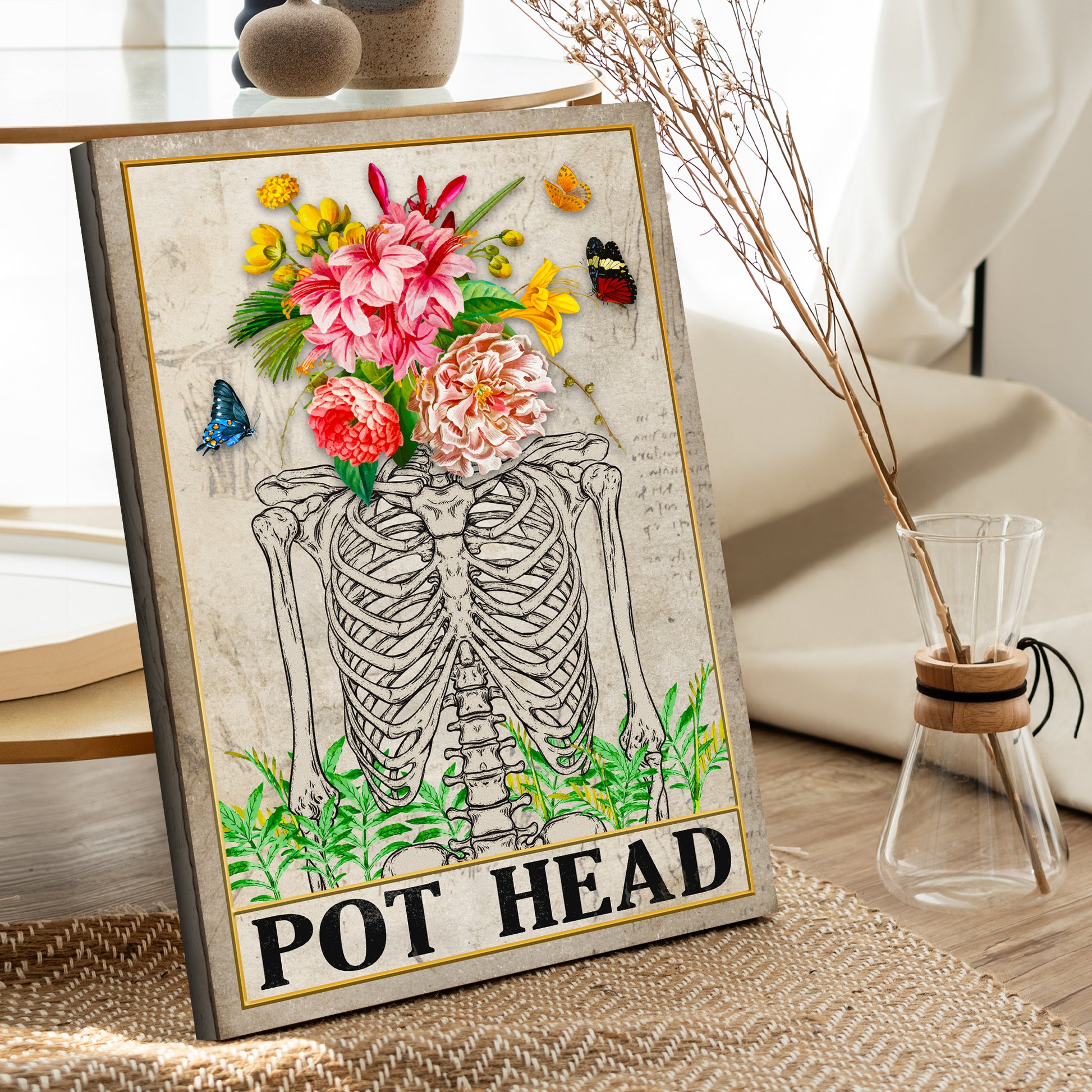 Pot Head Garden Sign II Style 2 - Image by Tailored Canvases