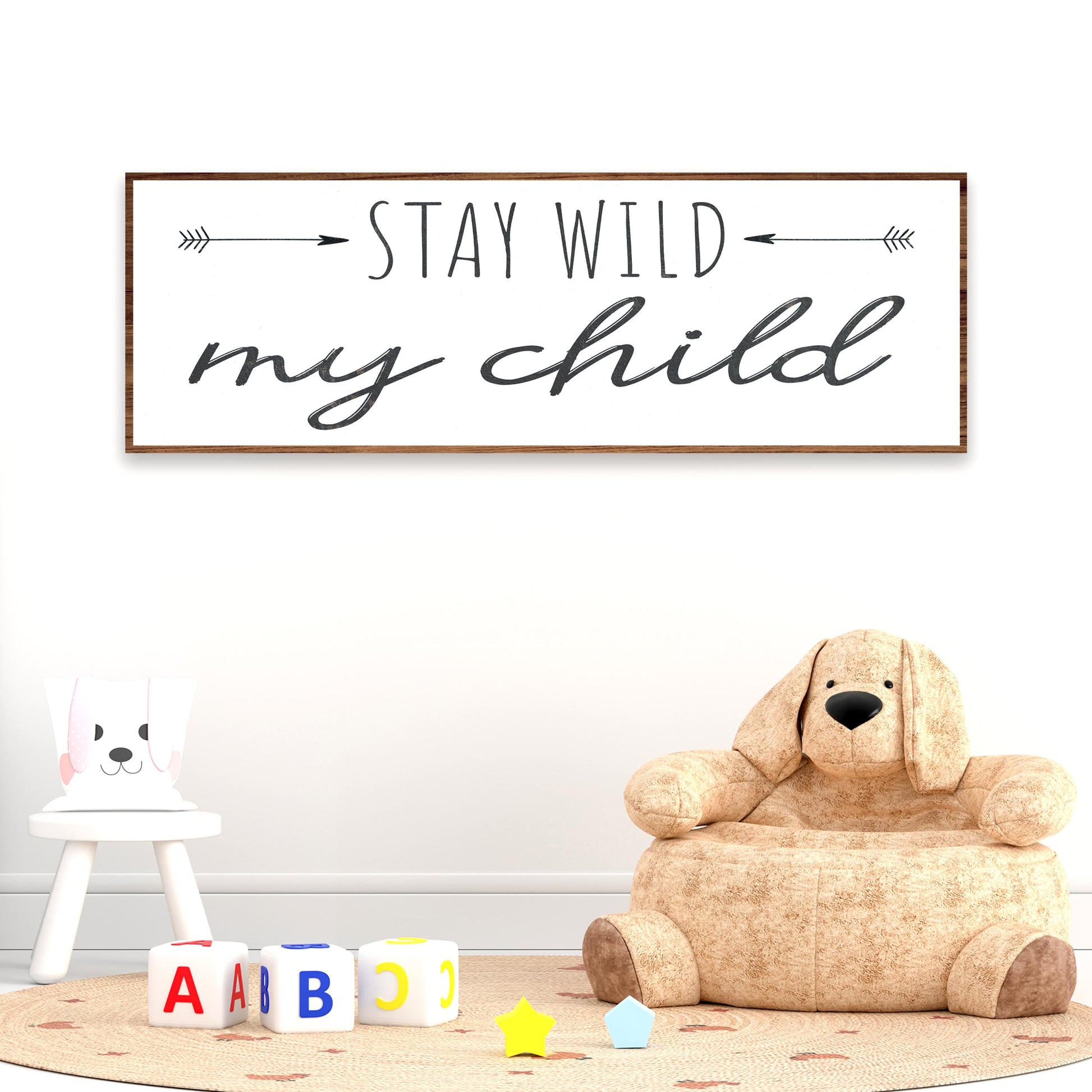 Stay Wild My Child Sign III - Image by Tailored Canvases